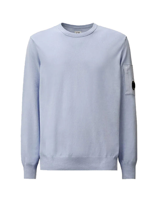 CP Company Crewneck Lens Knit Cerulean