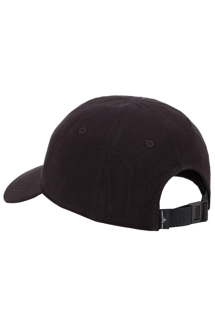 Stone Island Patch Cap Black