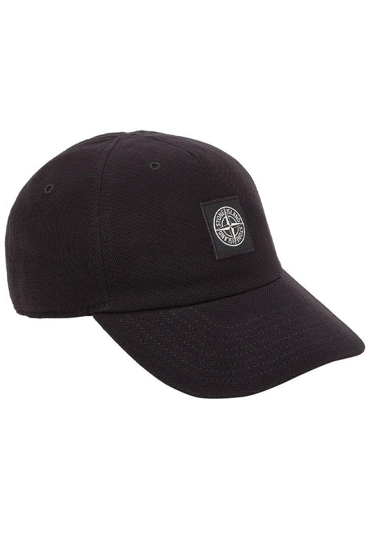 Stone Island Patch Cap Black